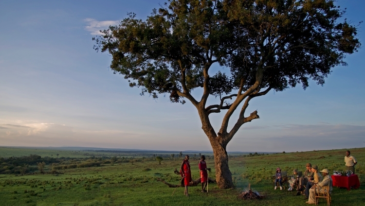 Sancturary Olonana Camp - Sundowner View